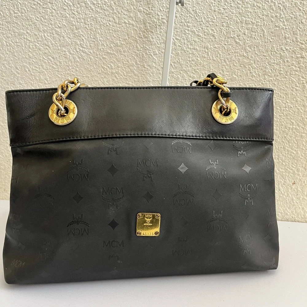 MCM Black Leather Women's Bag - Picture 4 of 14